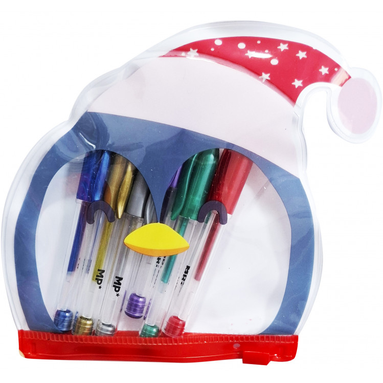 Set de mini bolis metalizados Navidad