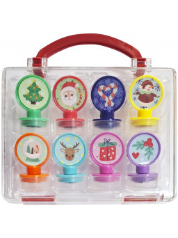 Set de 8 sellos Navidad