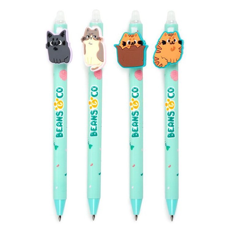 Bolígrafo borrable gatito.