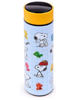 Botella con termómetro Snoopy.
