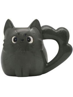 Taza gatito negro.