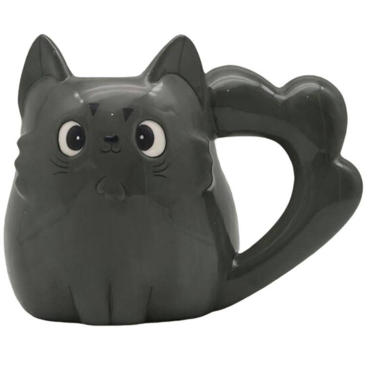 Taza gatito negro.
