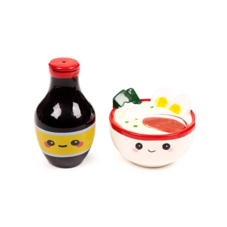 Set de salero y pimentero Ramen.