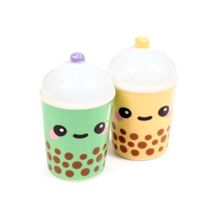 Set de salero y pimentero bubble tea