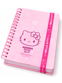 Agenda escolar Hello Kitty rosa