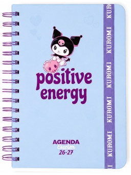 Agenda escolar Kuromi azul