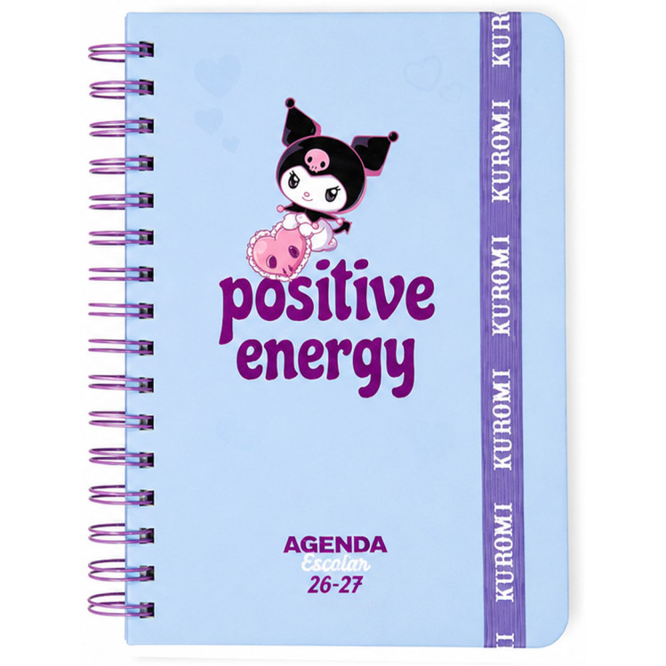 Agenda escolar Kuromi azul