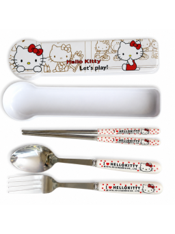 Set de cubiertos Hello Kitty