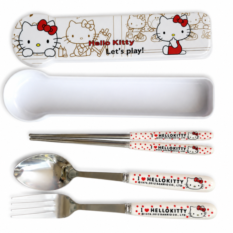 Set de cubiertos Hello Kitty