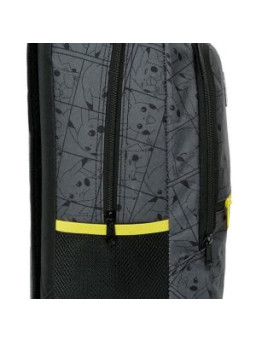 Mochila Pikachu poke ball negra.