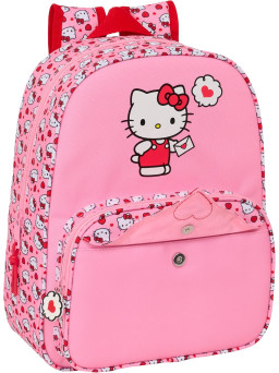 Mochila Hello Kitty carta Mediana
