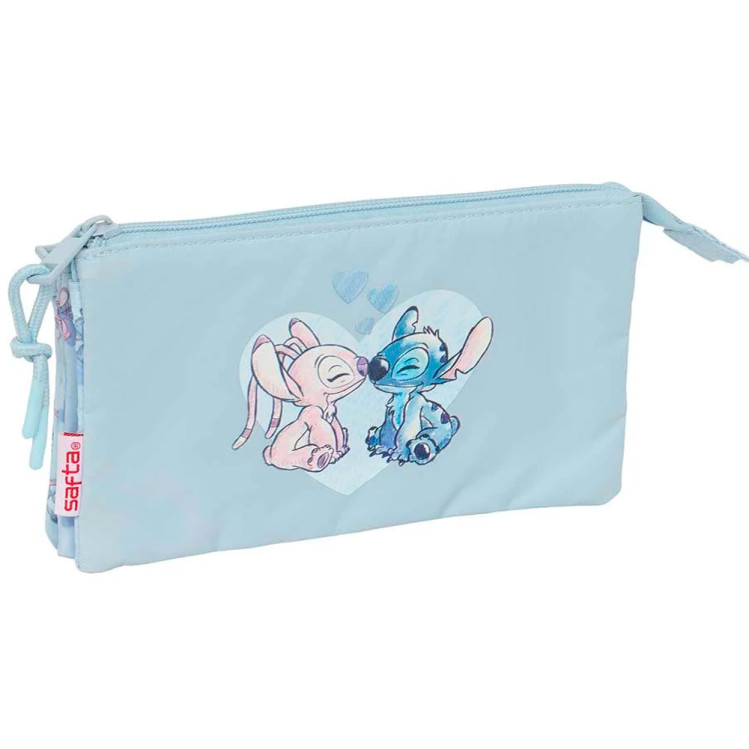 Estuche triple Stitch Corazón.