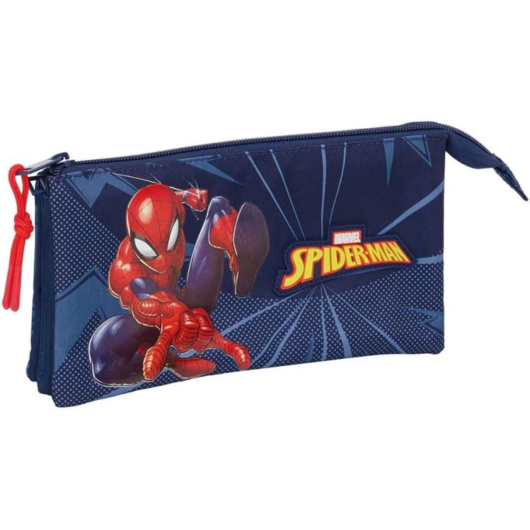 Estuche triple Spiderman