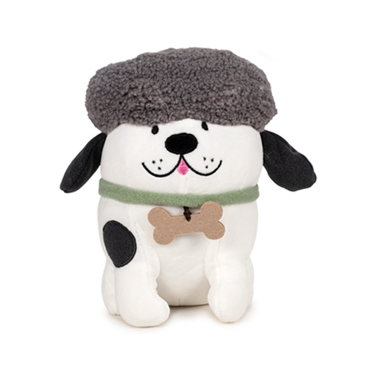 Peluche perrito gorro