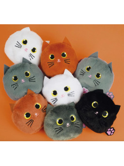 Peluche gatito blanco