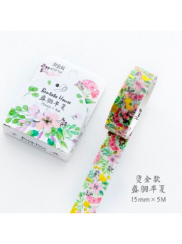 Washi tape floral